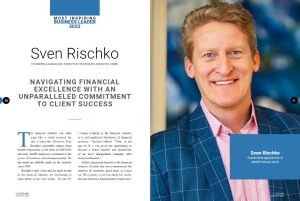 CXO Outlook Magazine: Sven Rischko is “Most inspiring Business Leader 2023”